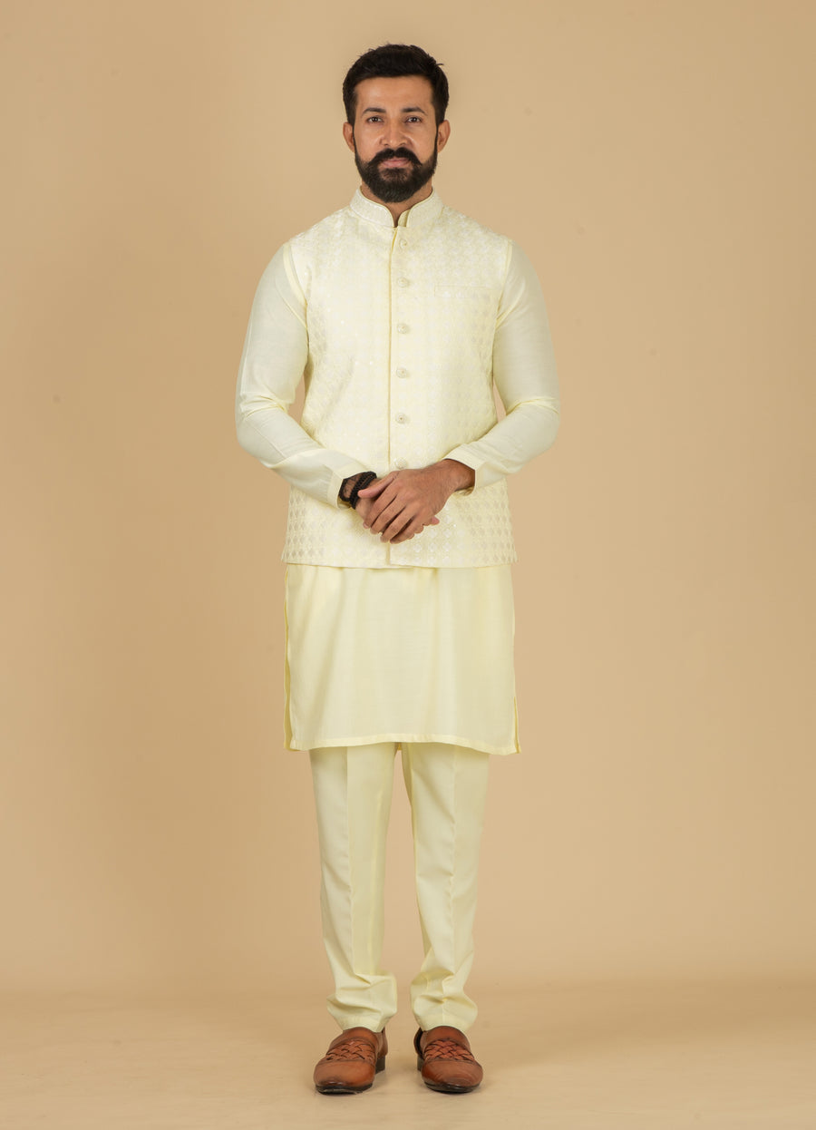 MLS KURTA JAWAHAR SET 3Pcs