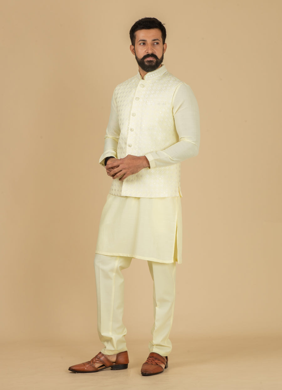 MLS KURTA JAWAHAR SET 3Pcs