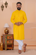 MLS CHIKANKARI KURTA PAJAMA