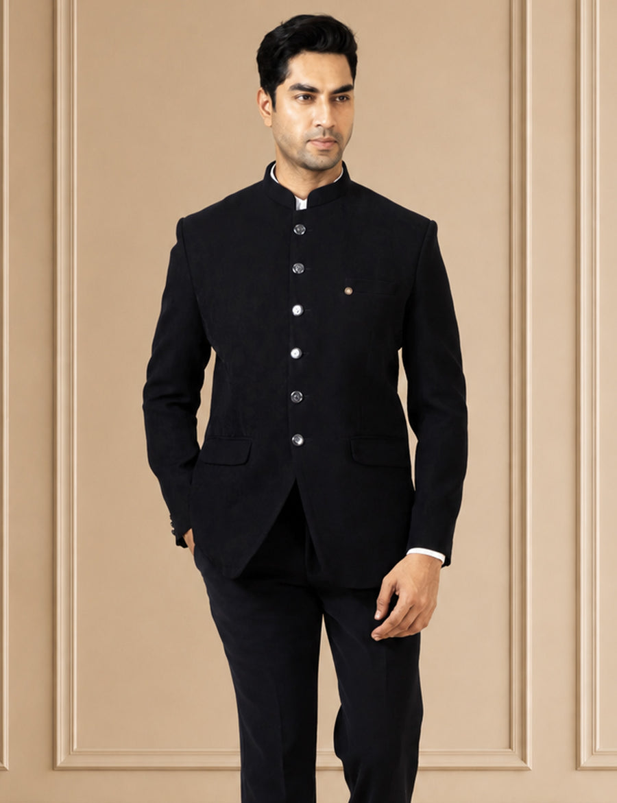 MLS PRINTED JODHPURI SUIT 2PCS