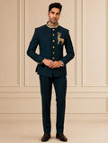 MLS EMBROIDERED JODHPURI SUIT 2PCS