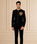 MLS EMBROIDERED JODHPURI SUIT 2PCS