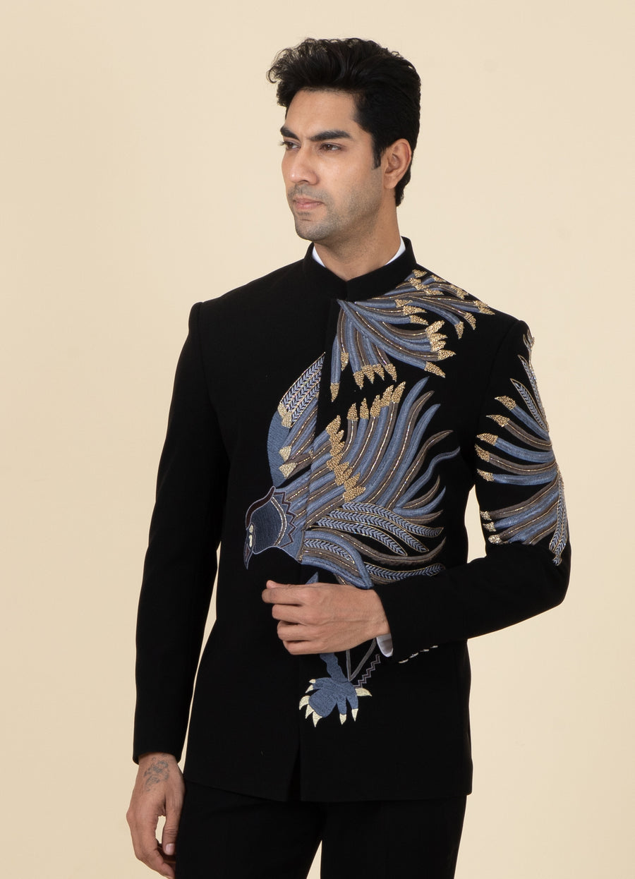 MLS EMBD. JODHPURI SUIT 2PCS