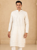 MLS EMBROIDERED KURTA PAJAMA