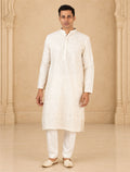 MLS EMBROIDERED KURTA PAJAMA