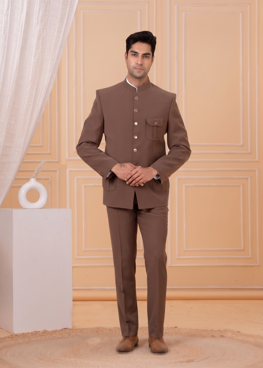 MLS PLAIN JODHPURI SUIT 2PCS
