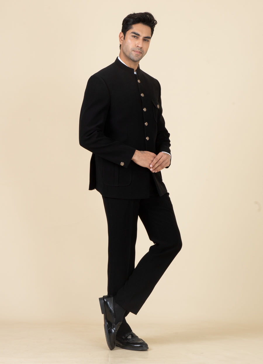 MLS PLAIN JODHPURI SUIT 2PCS