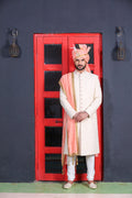MLS SILK BLEND EMBROIDERED SHERWANI