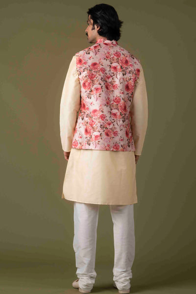 MLS Printed Nehru Jacket