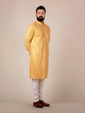 MLS Chikan Cotton Kurta Pyajama