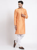 Dupion Silk Plain Kurta